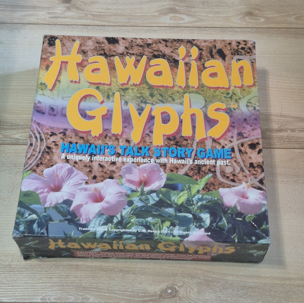 Hawaiian Glyths Talk Story Game 2001 Interactive Exper. w/Hawaii's Ancient Past